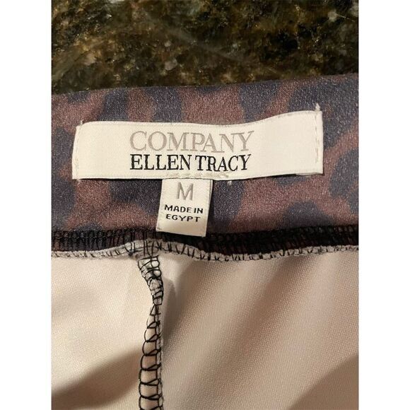 Ellen Tracy Women's Leopard Print Leggings Size M Brown - Picture 6 of 7